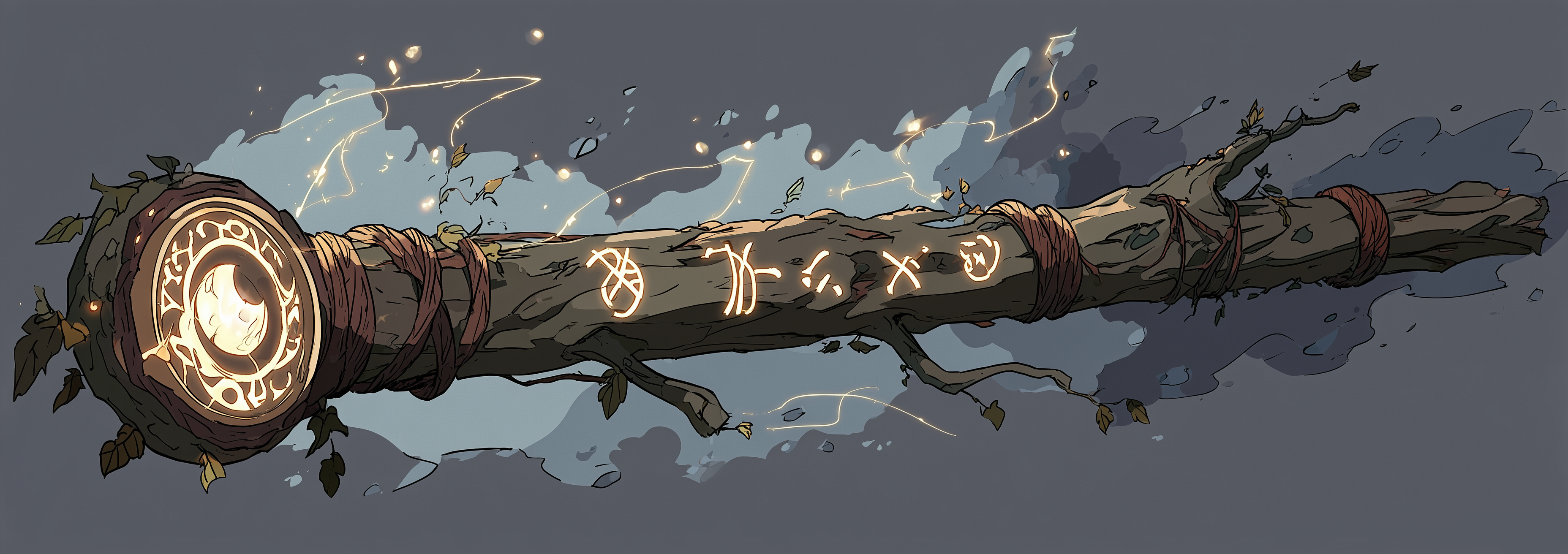 Saga — rune staff